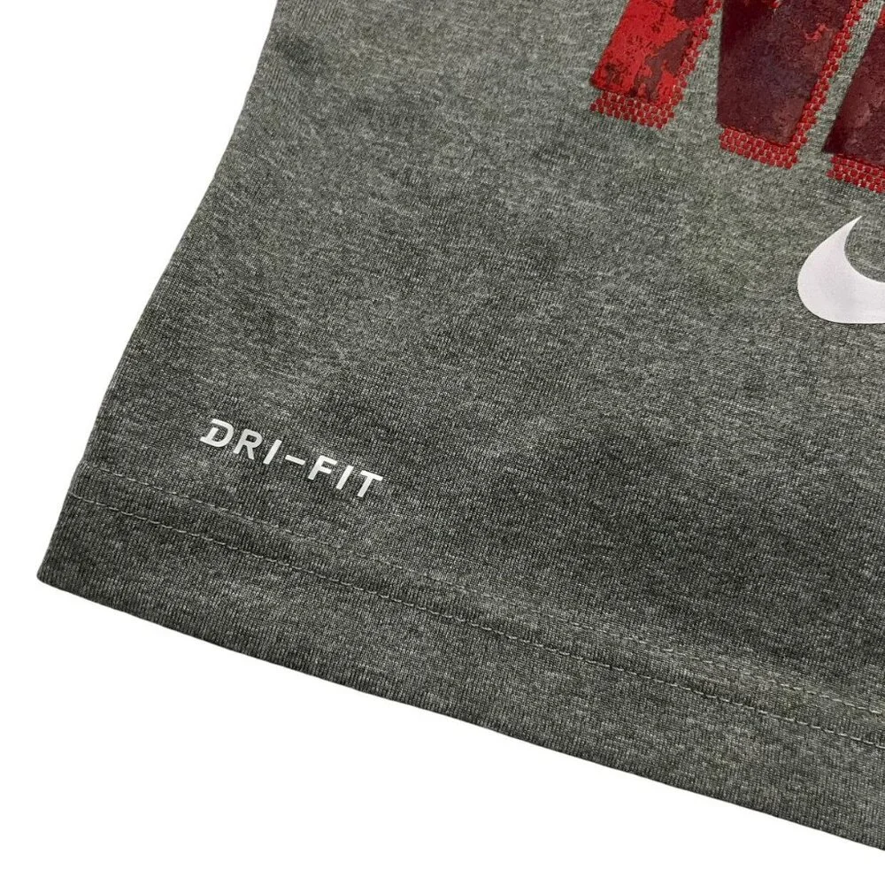 Nike Sz 4 XS Grey Dri-Fit Awesomeness Shirt